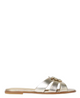 Pinko Gold Tone Cut Out Shoes