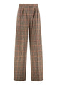 Max Mara Pants In Prince Of Wales Jersey