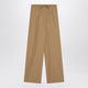 Loulou Studio Sand-Coloured Trousers In Cotton
