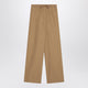 Loulou De Saison Sand-Coloured Trousers In Cotton