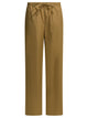 Loulou De Saison Beige Cotton Trousers