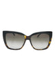 Ferragamo Black/Tortoise Acetate Sunglasses