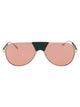 Ferragamo Light Gold Metal Sunglasses