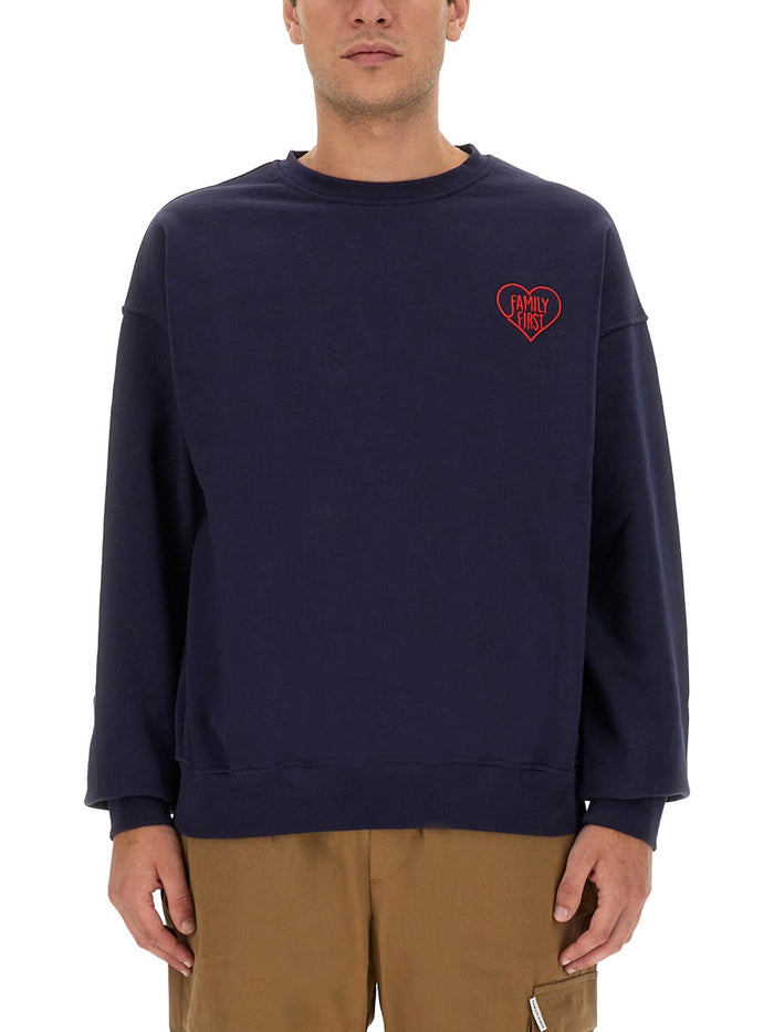 Family First Sweatshirt With Logo