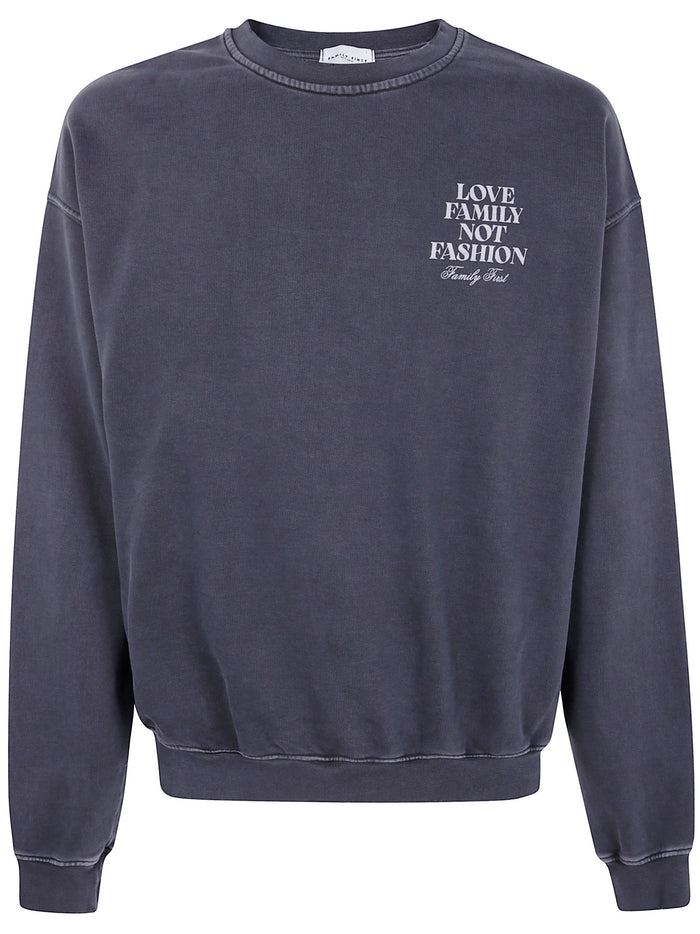 Family First Vintage Crewneck Sweater