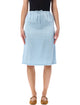 Prada Prada Light Blue Silk Slip Skirt