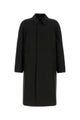 Prada Black Cotton Overcoat
