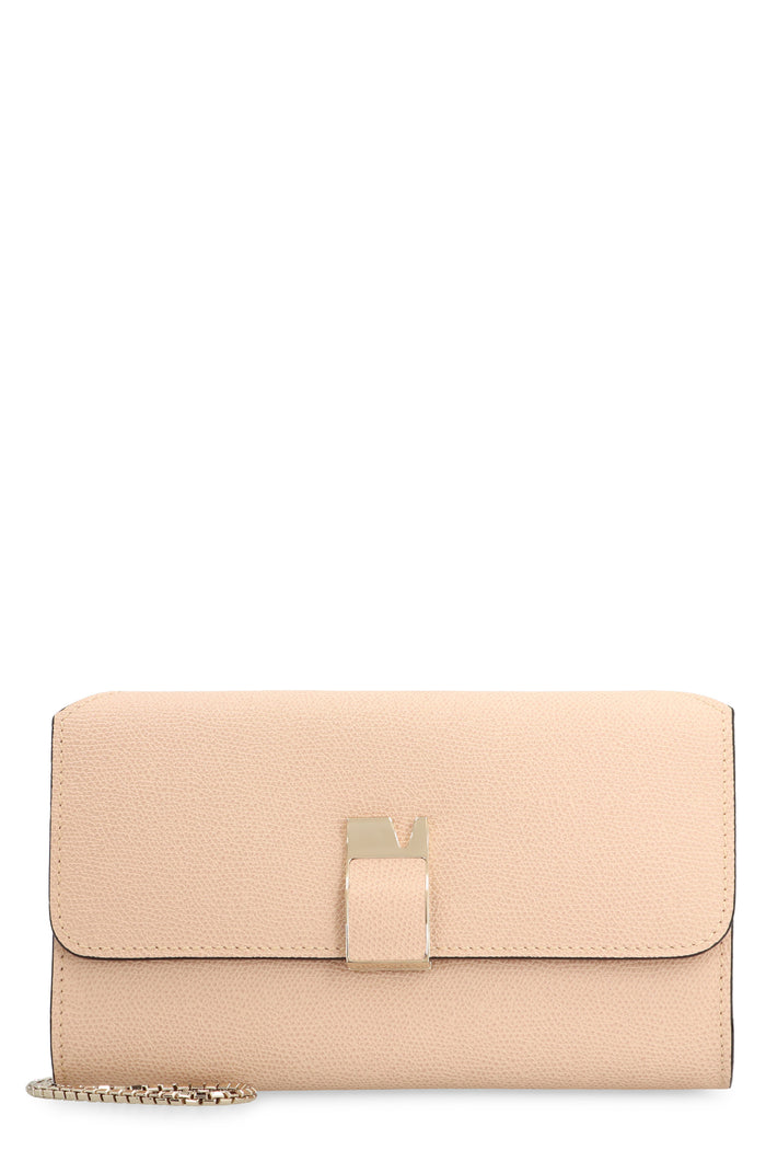Valextra Nolo Leather Clutch