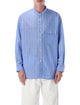 Still By Hand Still By Hand Band Collar Shirt
