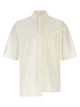 Mm6 Maison Margiela Bi-Material Shirt
