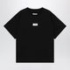 Mm6 Maison Margiela Black Cotton Tshirt With Numeric Logo