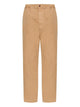 Mm6 Maison Margiela Baggy/Loose Ochre Cotton Pants