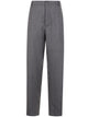 Mm6 Maison Margiela Grey Virgin Wool Cotton Pants