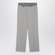 Mm6 Maison Margiela Grey Wool-Blend Trousers