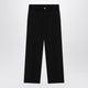 Mm6 Maison Margiela Black Wool-Blend Trousers