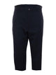 Mm6 Maison Margiela Black Virgin Wool Cotton Bermuda