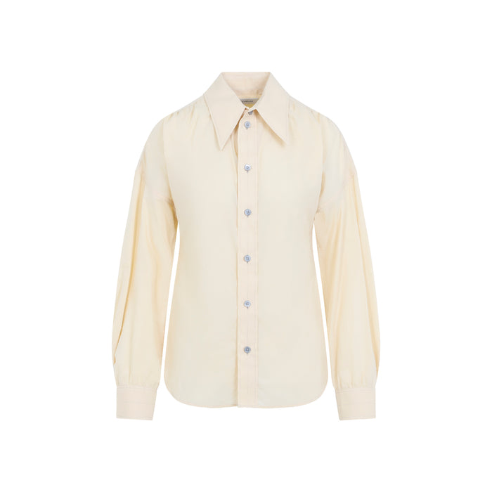 Lemaire Ice Apricot Pointed Collar Shirt