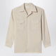 Lemaire Light Beige Smooth Silkblend Shirt
