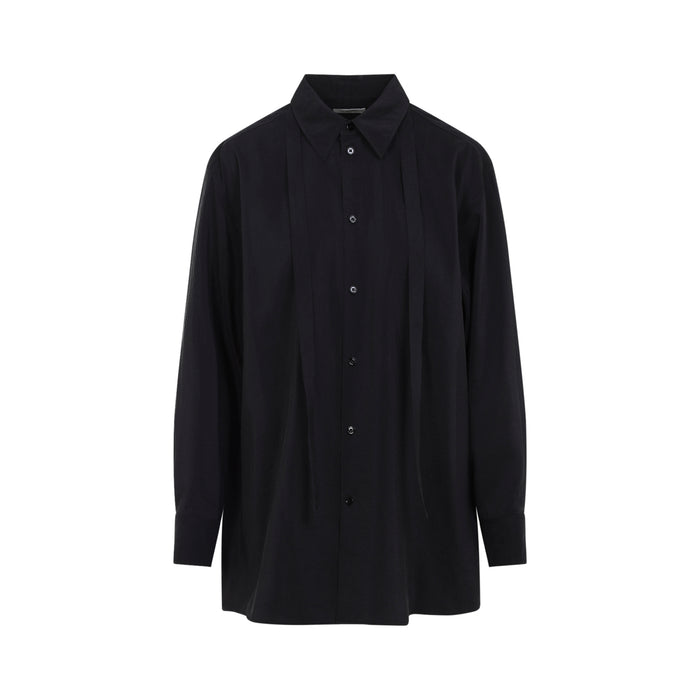 Lemaire Black Silk-Blend Shirt