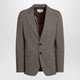 Mm6 Maison Margiela Single-Breasted Jacket Brown In Wool Blend