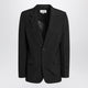 Mm6 Maison Margiela Black Wool-Blend Jacket