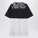 Mm6 Maison Margiela White/Black Cotton Aids T-Shirt