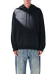 Mm6 Maison Margiela Mm6 Cotton Hoodie With Tonal Numeric Logo