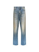 Mm6 Maison Margiela Midblue Washedeffect Denim Jeans