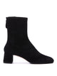 Aquazzura Suede Booties With Rear Zip
