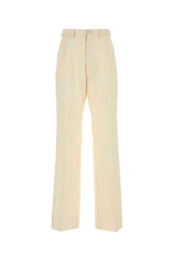 Maison Margiela Cream Mohair Blend Pant