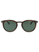 Mykita A61-Dark Brown/Zanzibar Polarised Pro Green 15 Steel Sunglasses
