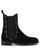 Aquazzura Black Suede Blend Ankle Boots