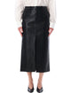The Frankie Shop Maybelle Faux Leather Skirt