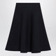 The Frankie Shop Luglio Midi Knit Skirt In Blue Viscose Blend
