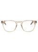 Saint Laurent Yellow-Yellow-Transparent Recycled Acetate Glasses