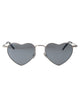 Saint Laurent Silver Metal Sunglasses