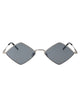 Saint Laurent Silver Metal Sunglasses