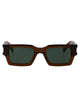 Saint Laurent Brown-Brown-Green Brown Sunglasses