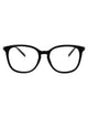 Saint Laurent Black-Black-Transparent Acetate Glasses