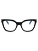 Saint Laurent Black-Crystal-Transparent Resin Glasses