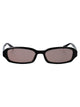 Saint Laurent Black-Black-Brown Acetate Sunglasses
