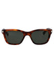 Saint Laurent Havana-Havana-Grey Acetate Sunglasses