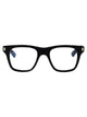 Saint Laurent Black-Black-Transparent Acetate Glasses