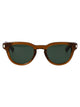 Saint Laurent Brown-Brown-Green Acetate Sunglasses