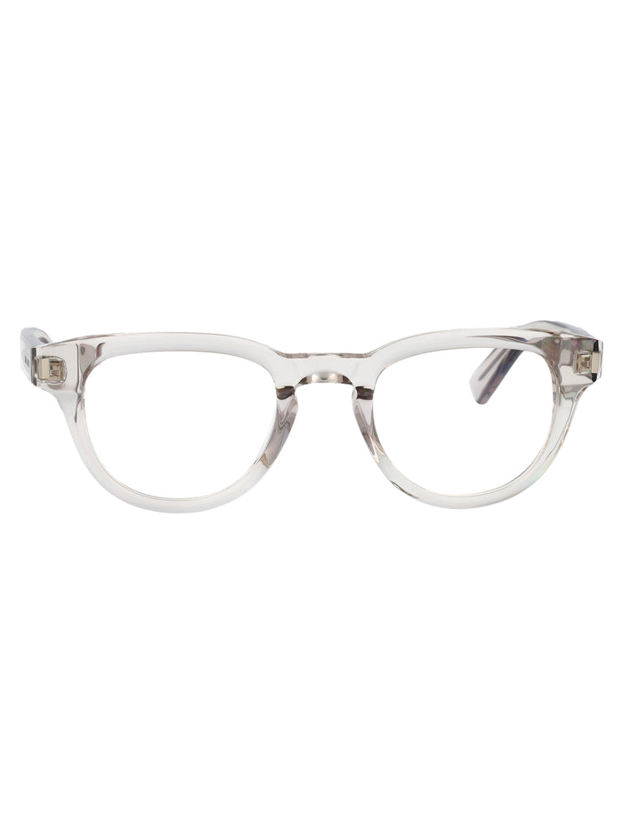 Saint Laurent Beige-Beige-Transparent Acetate Glasses