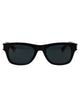 Saint Laurent Black-Crystal-Black Acetate Sunglasses