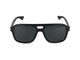 Saint Laurent Black-Crystal-Black Acetate Sunglasses