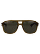 Saint Laurent Brown-Brown-Grey Acetate Sunglasses