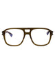 Saint Laurent Brown-Brown-Transparent Acetate Glasses