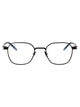 Saint Laurent Black-Crystal-Transparent Metal Glasses
